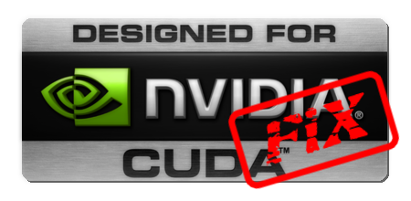 nVidia CUDA FiX